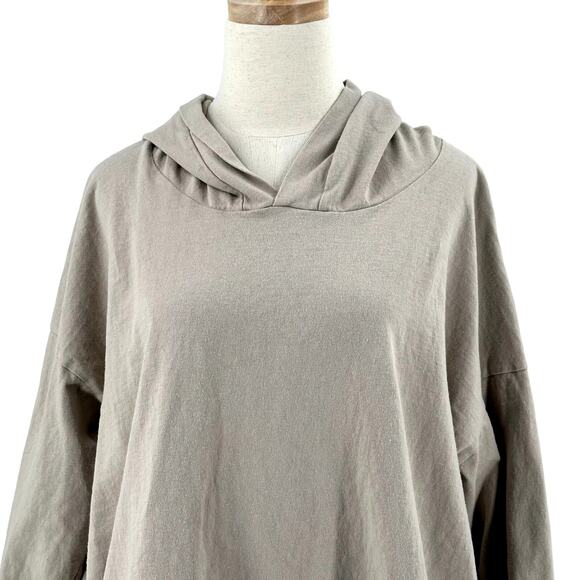Bryn Walker Womens Oversized Hoodie Size Small Lightweight Minimalist Lagenlook - Picture 2 of 8